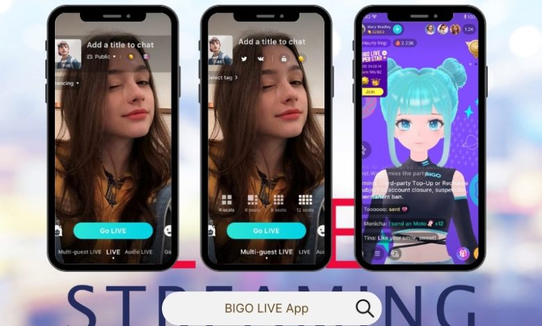 نحوه پخش لایو در BIGO LIVE